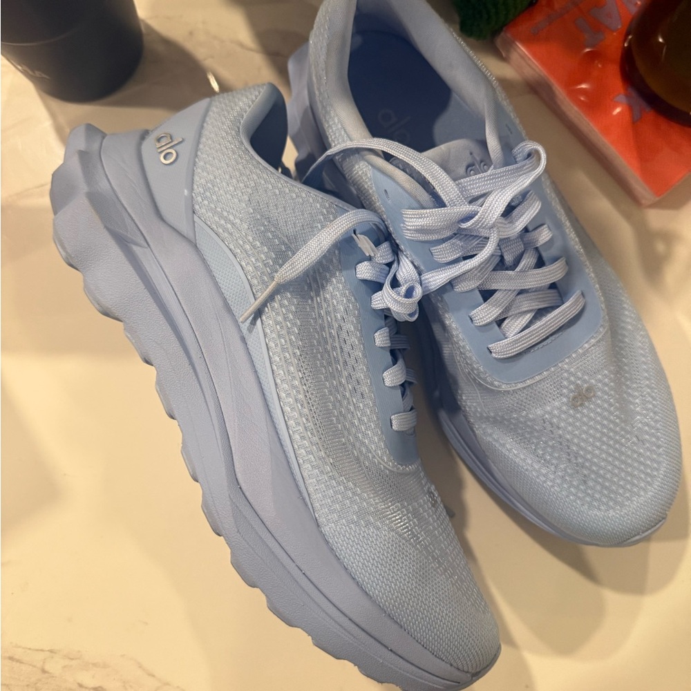 ALO Yoga Blue Women's Sneakers - Picture 7 of 10